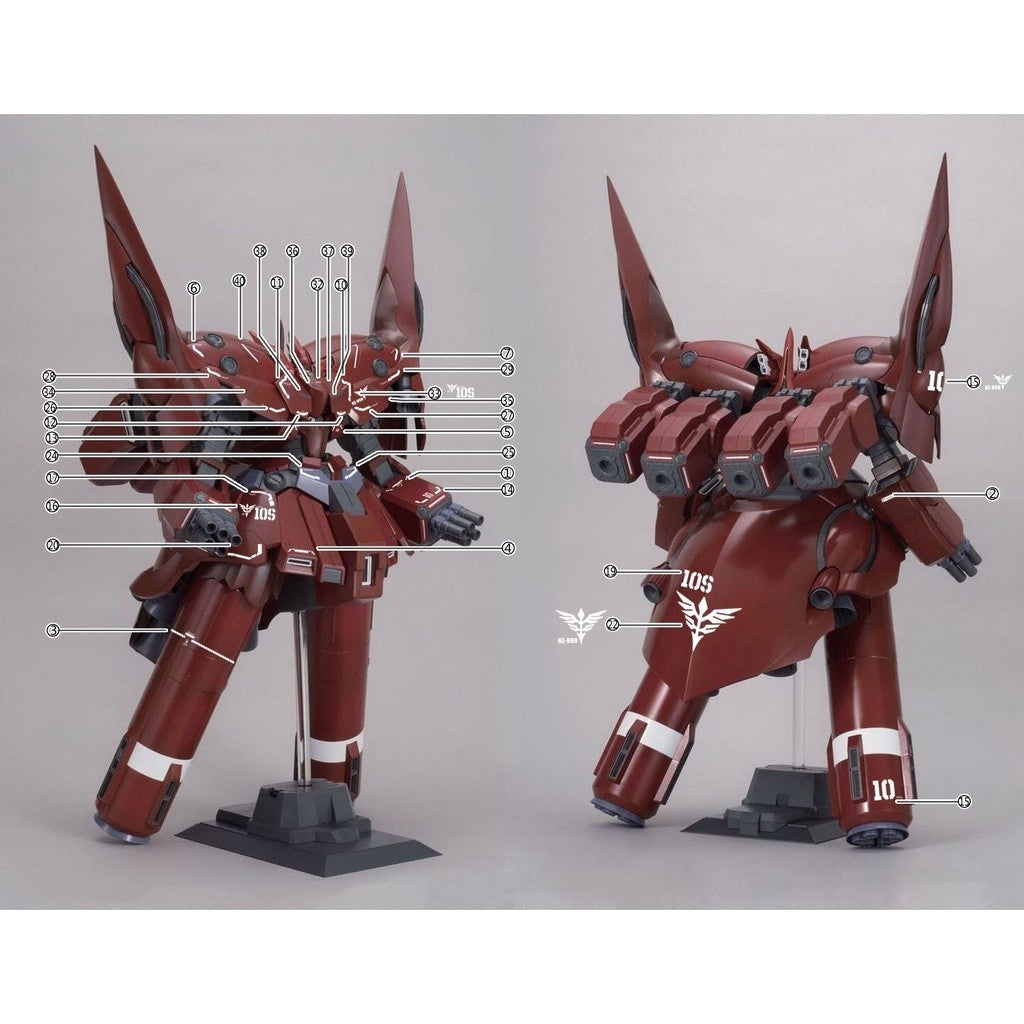 20250722 XUEYAN XY / SNOW FLAME HGUC 1/144 21 Neo Zeong Fluorescent Water slide decal