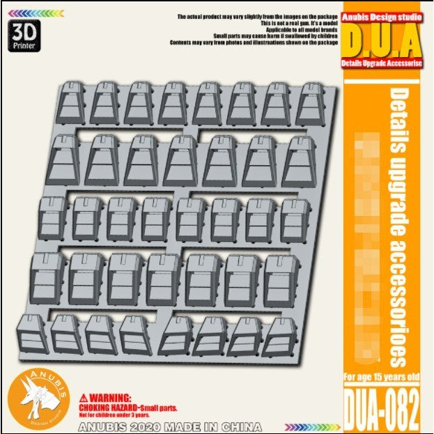 ANUBIS 3D print detail upgrade parts backpack shield gas dispersion plate DUA082 detail parts no kits