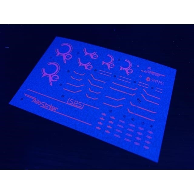 20250722 XUEYAN XY / SNOW FLAME MG 120 Aile Strike  Ver.RM Fluorescent Red Water slide decal