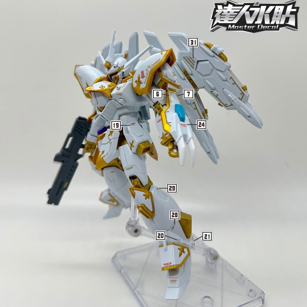 MASTER Water Slide Decal for H082 HG 1/144 Black Knight Squad Cal-re.A