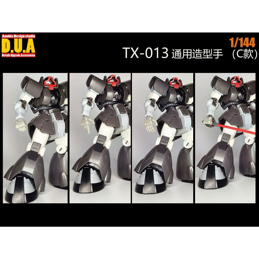 ANUBIS 3D print detail upgrade parts TX013 general use hands for 1/144 zaku in the kits