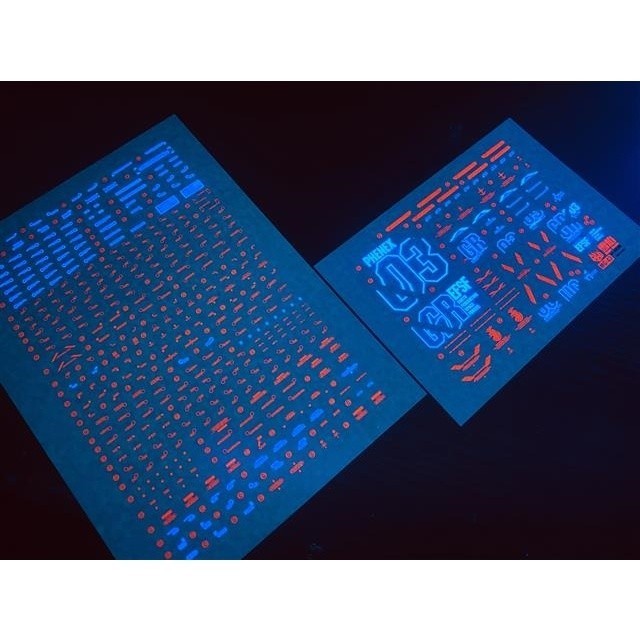 20250722 XUEYAN XY / SNOW FLAME MG Unicorn 03 FHENEX Ver.NT Fluorescences Water slide decal