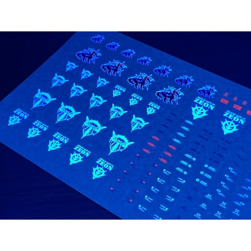 20250722 XUEYAN XY / SNOW FLAME HG 46 Black White Rider+Efreet Fluorescences Water slide decal