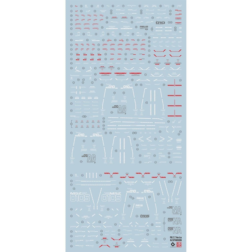 20250721 EVO MG ZZ KA KAZZ ZZ Water Slide Decal EVOMG050