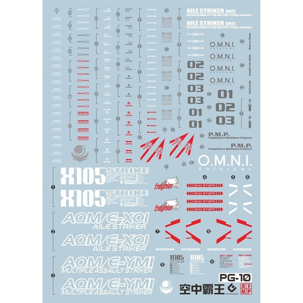 20250721 EVO PG 1/60 Strike fluo water slide decal EVOPG004