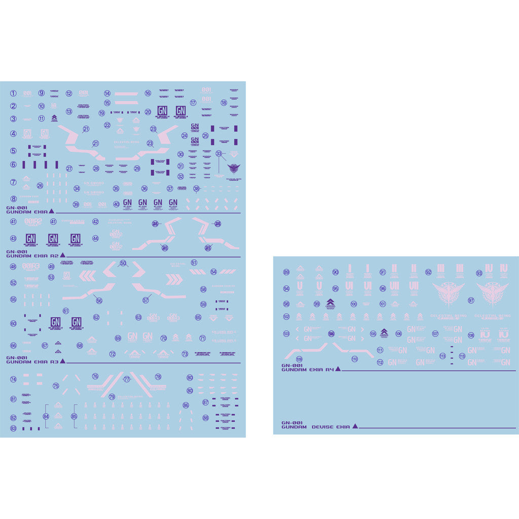 1010 Water Slide Decal MG EXIA MB EXIA DM HS DB avalanche Water Slide Decal 1010MG019 1010MG020
