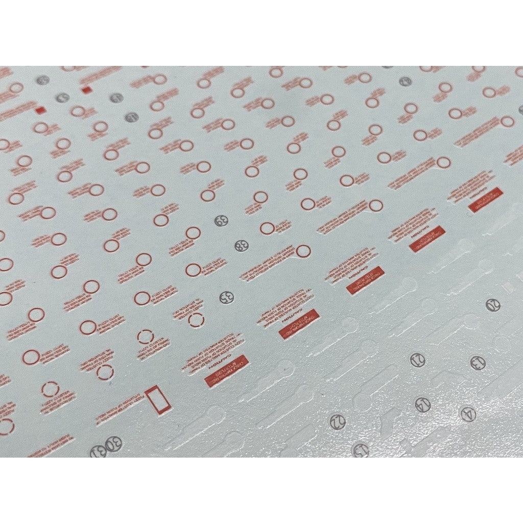 20250722 XUEYAN XY / SNOW FLAME PG 14 Unicorn 03 PHENEX Fluorescence Water slide decal