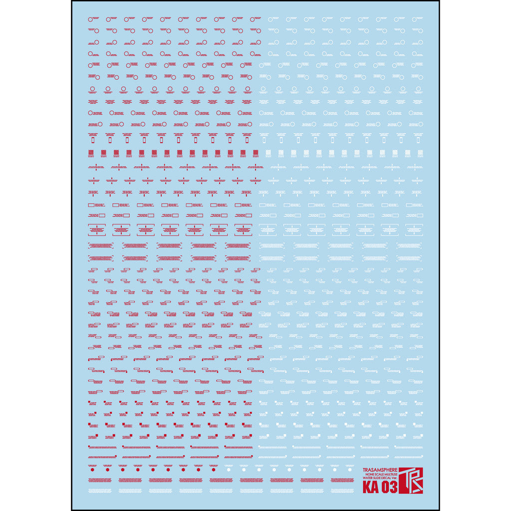 Transamsphere TRS KA Gneral Use Letter / Number / Sign Detail Water Slide Decal TRSTYKA01G TRSTYKA01W TRSTYKA02W TRSTYKA02G TRSTYKA03 TRSTYKA03SG TRSTYKA04W TRSTYKA04G