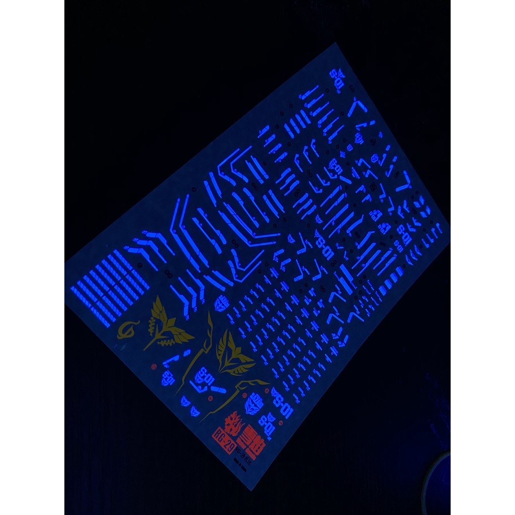 20250722 XUEYAN XY / SNOW FLAME RG 1/144 SAZABI MSN-04 Ver.Ka Fluorescence Water slide decal