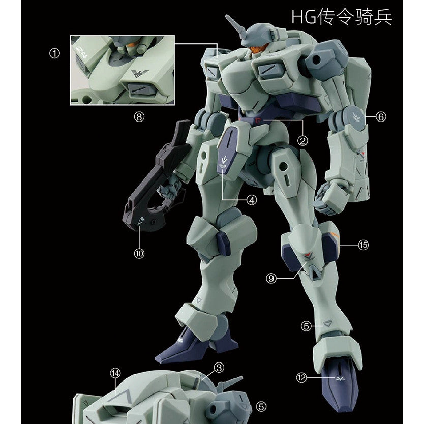 20250722 Artisan's Club TWFM HG 1/44 Michaelis / Beguir-Pente / Heindree / Zowort Water Slide Decal HGWFM134