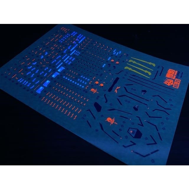 20250722 XUEYAN XY / SNOW FLAME RG HG Unicorn Expansion Shield Fluorescence Water slide decal