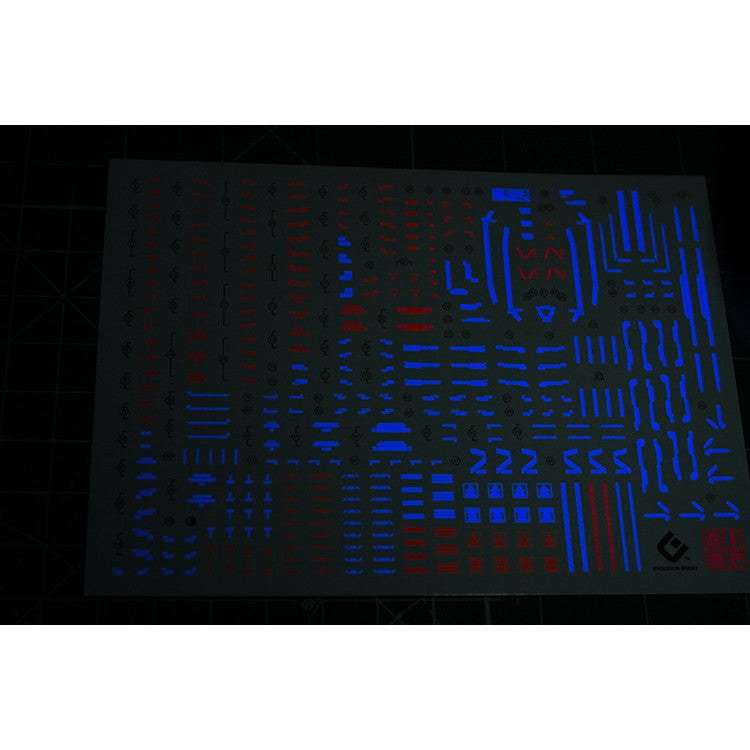 20250721 EVO MG 1/100 Heavyarms Igel Unit Fluo Water Slide Decal EVOPM013