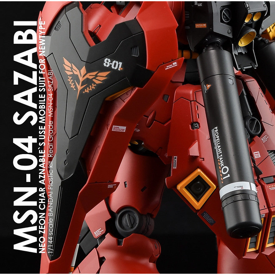 YAN FLAME Water Slide Decal GHOST RG 1/144 SAZABI Fluo Type (YANRG022) 20250721
