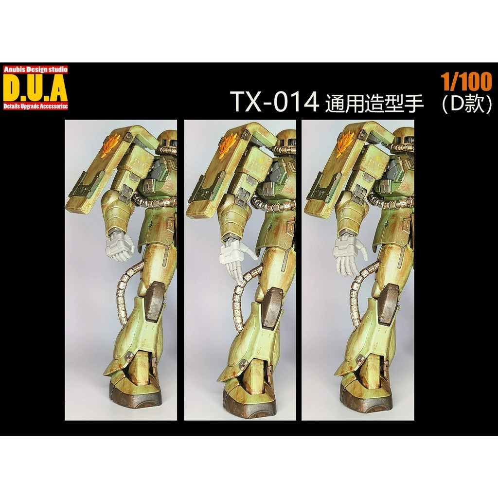 ANUBIS 3d PRINT DETAIL upgrade parts detail TX014 1/100 ZAKU general use hands NO KITS