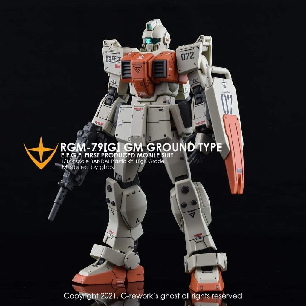YAN FLAME Water Slide Decal GHOST HG 1/144 RX-79 GM Ground Type Fluo (YANHG090) 20250721