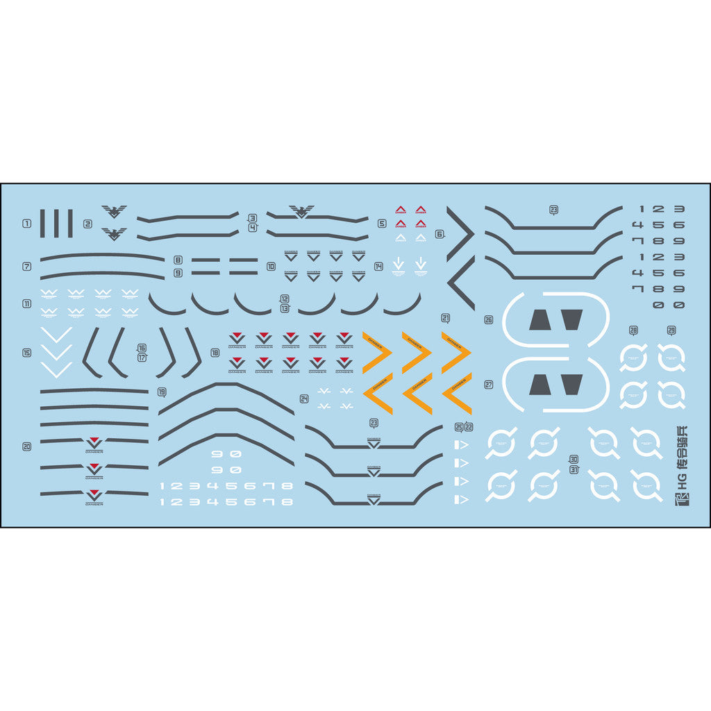 Transamsphere TRS TWFM HG 1/144 Zowort Water Slide Decal TRSHG011