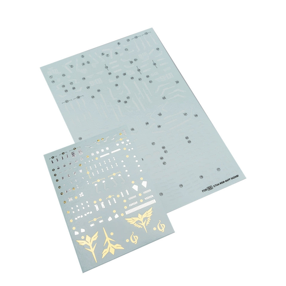 20250722 Artisan's Club RG 1/144 MSN-04FF Sazabi Water Slide Decal