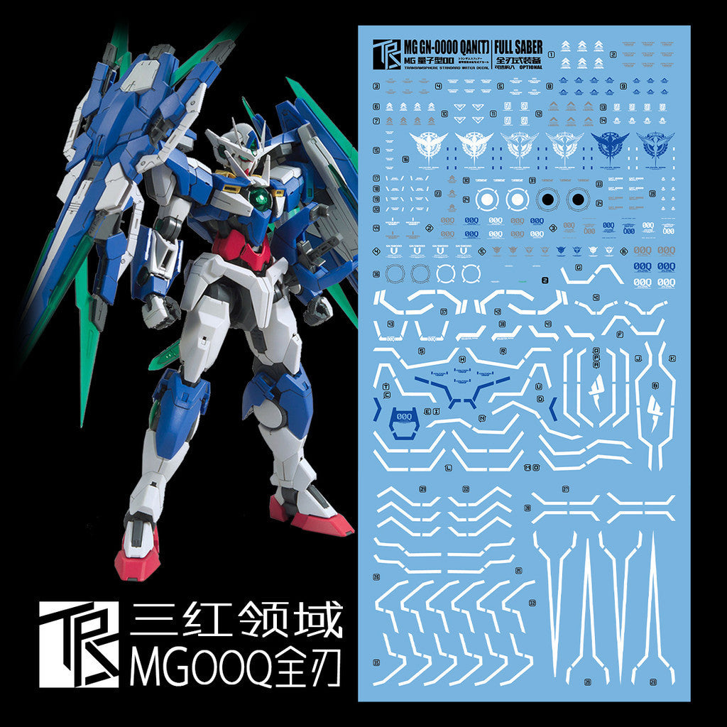 Transamsphere TRS MG 1/100 GNT-000 00Q Full Saber GN4 Water Slide Decal TRSMG004