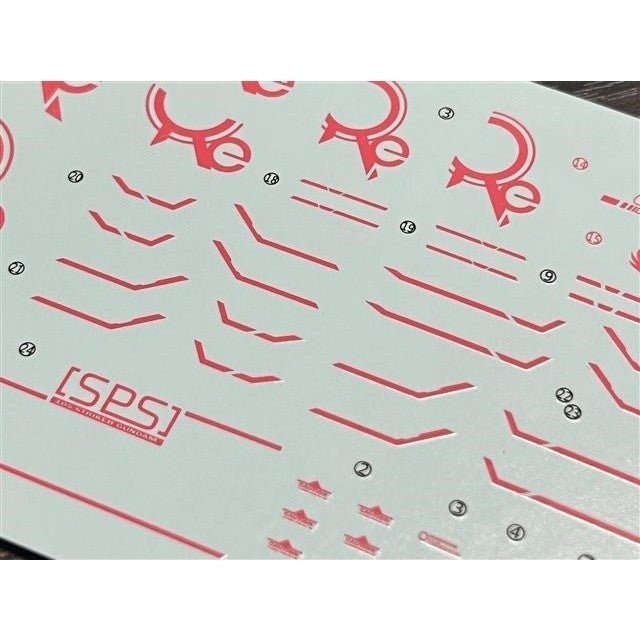 20250722 XUEYAN XY / SNOW FLAME MG 120 Aile Strike  Ver.RM Fluorescent Red Water slide decal