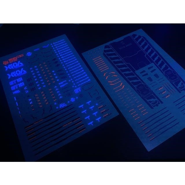 20250722 XUEYAN XY / SNOW FLAME MG ZGMF-X10A Freedom 2.0 Stand Base Fluorescence Water slide decal