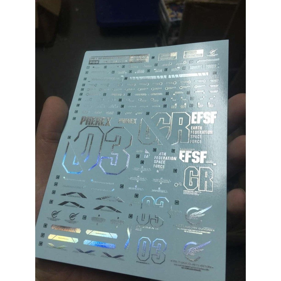 DL DALIN Water slide decal PG 1/60 UNICORN 03 PHENEX