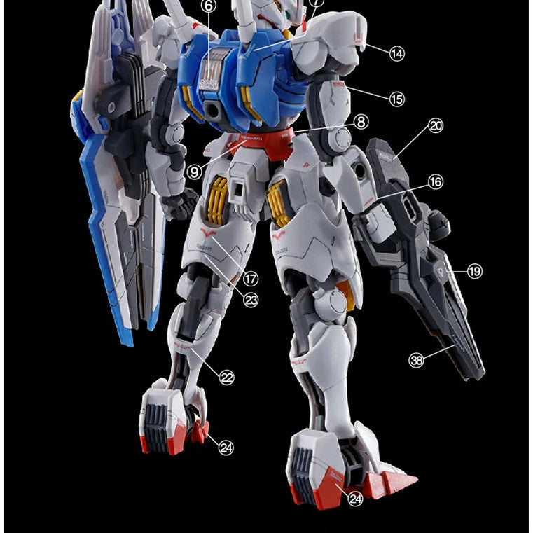 20250722 Artisan's Club TWFM HG 1/144 Lfrith / Aerial / Mirasoul Fight Unit / Chuchu's Demi Trainer Water Slide DecalHGWFM133