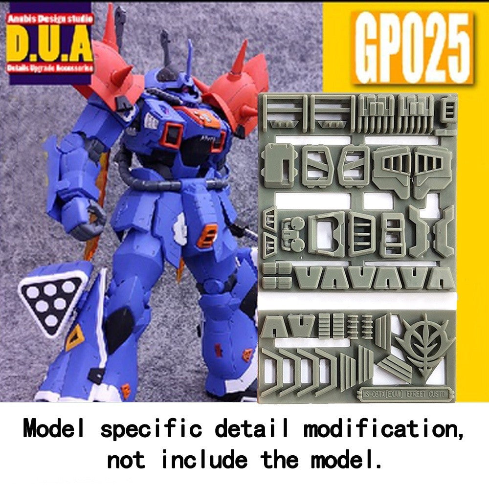 ANUBIS 3D print detail upgrade parts GP001-050 (GP series) MG HG RG no kits