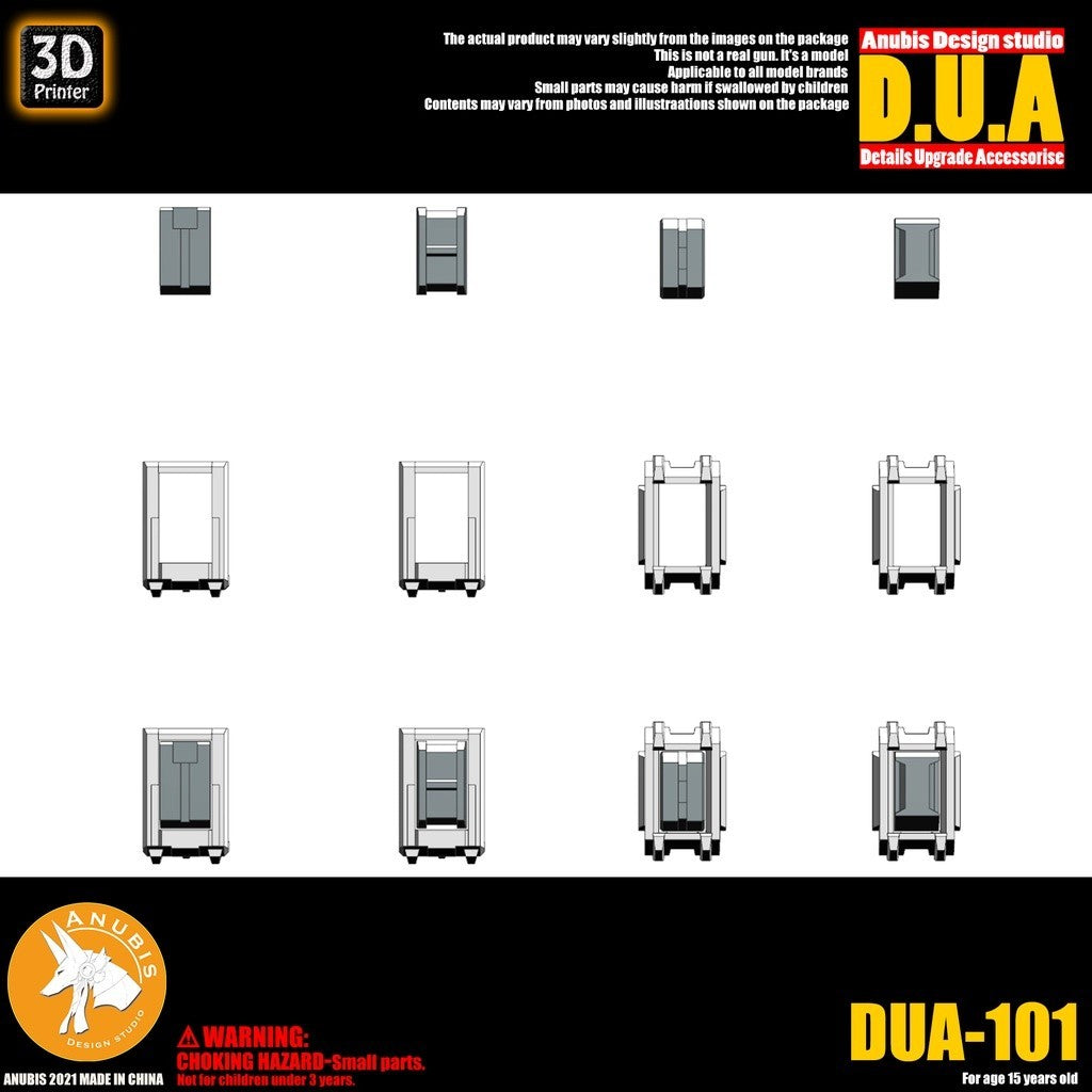 ANUBIS 3D print detail upgrade parts DUA101 Group Armour Shoulder Armour Outer Armour no kits