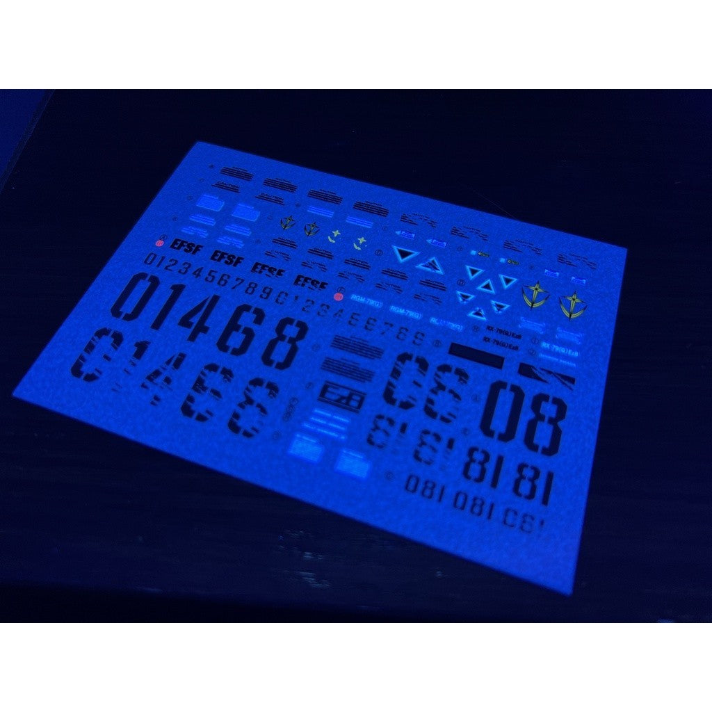 20250722 XUEYAN XY / SNOW FLAME MG 103 RX-79G + Ez8 Water slide decal