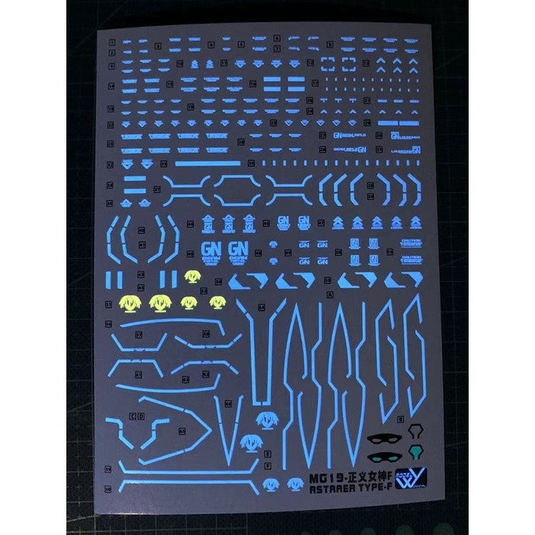 LANYU Water slide decal for MG 1/100 Astrea F  (Luminous+Fluorescent)