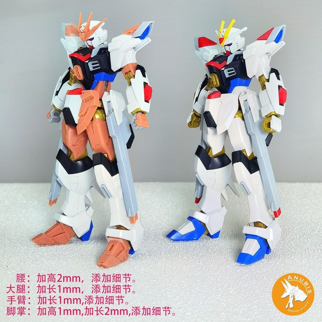 ANUBIS EX029 3d print parts V-FIN Waist feet Hands Arms legs for HG 1/144 MIGHTY STRIKE FREEDOM