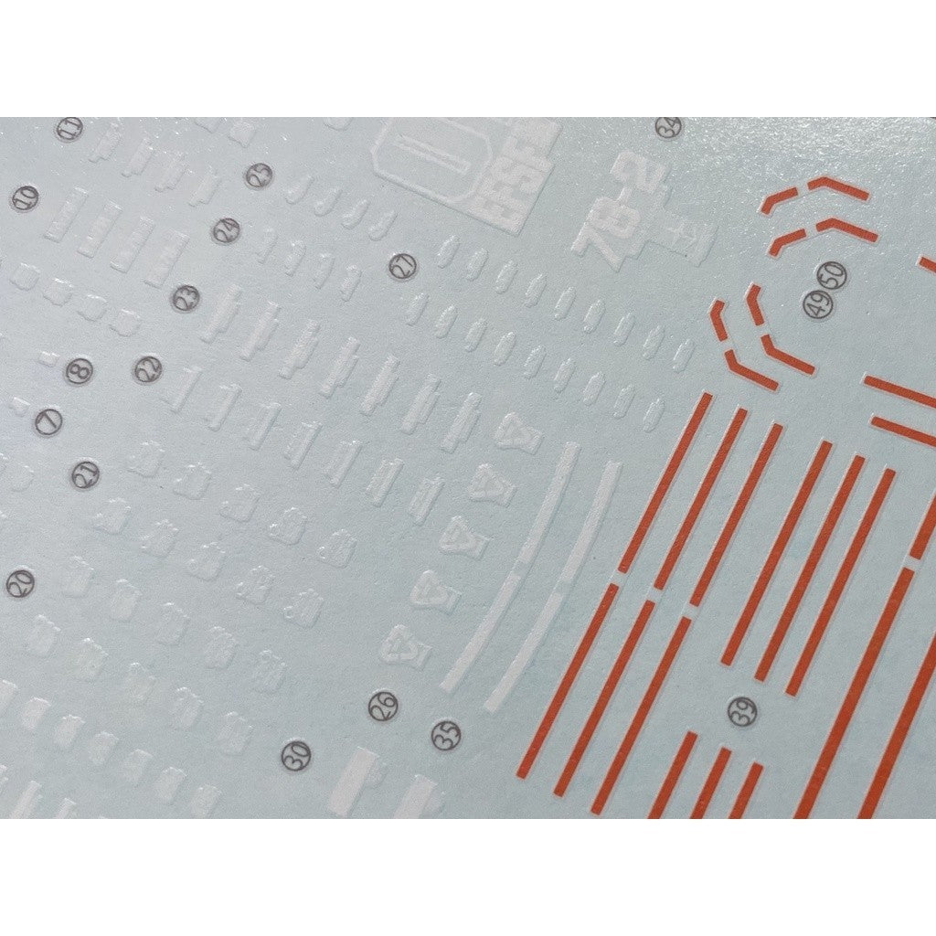 20250722 XUEYAN XY / SNOW FLAME HG25 HG Heavy  Fluorescence High-Accuracy Water slide decal