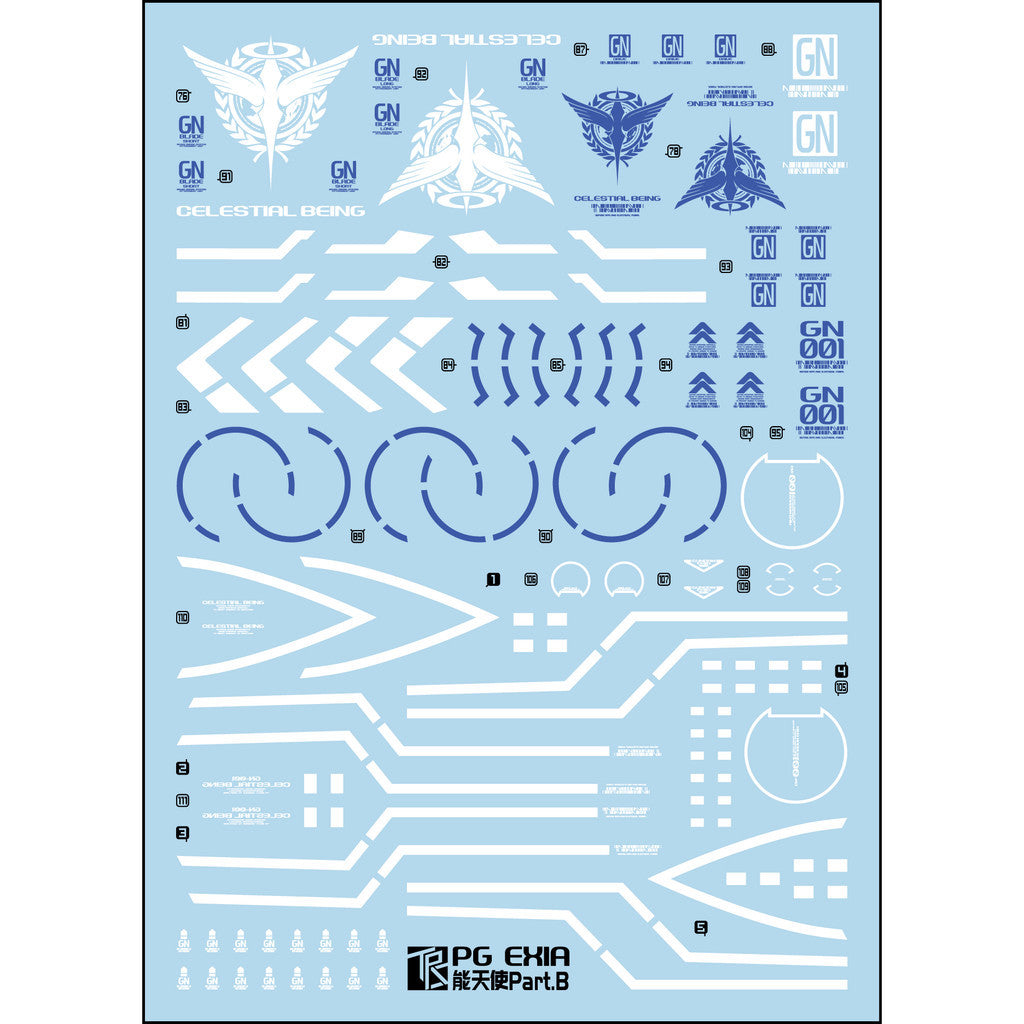 Transamsphere TRS PG 1/60 EXIA Water Slide Decal TRSPG001