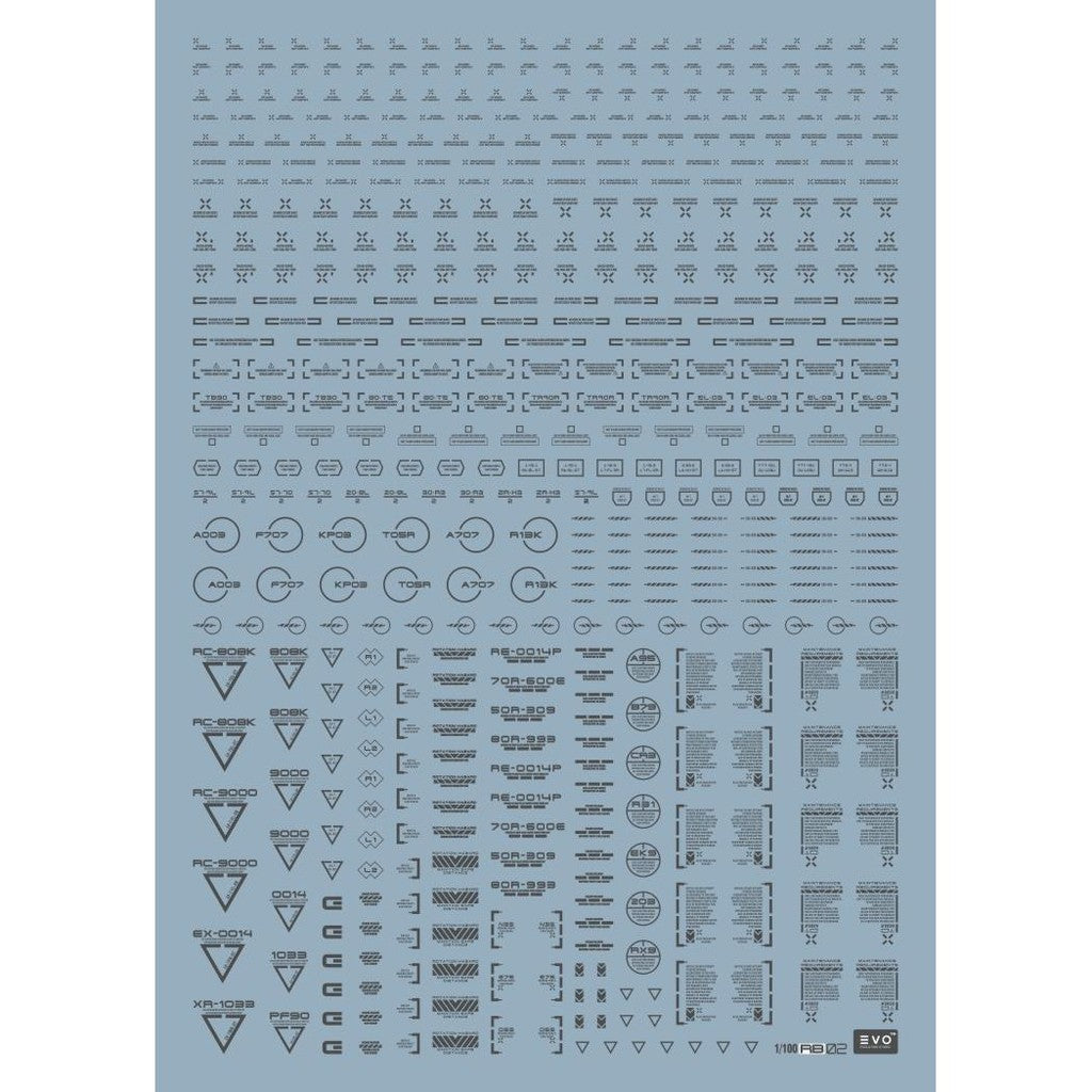 20250721 EVO RB02 HIQ Waning Sign Water Slide Decal EVO100
