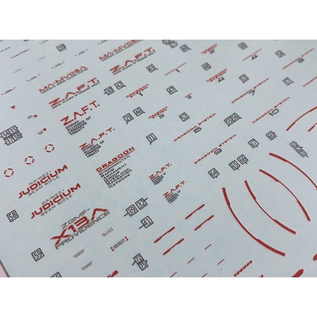 20250722 XUEYAN XY / SNOW FLAME MG12 MG Providence Pb Deluxe Fluorescence High-Accuracy Water slide decal