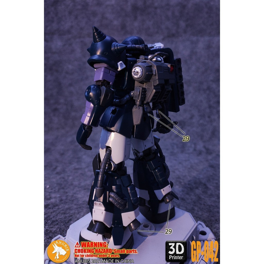 ANUBIS 3D print detail upgrade parts parts for HG MS-06R-1A Black TRI-STARS ZAKU 2 GP042 from kits