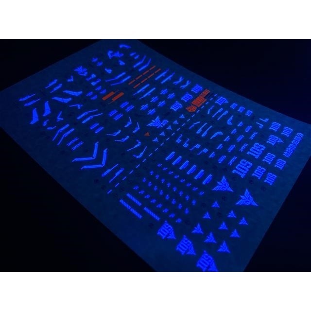 20250722 XUEYAN XY / SNOW FLAME RG HG 1/144 Sinanju  Fluorescences Water slide decal