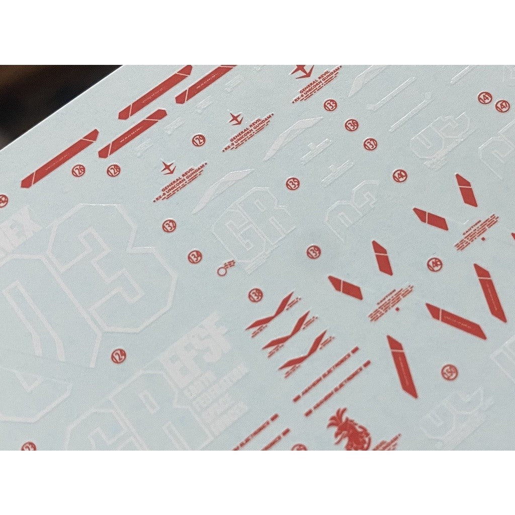 20250722 XUEYAN XY / SNOW FLAME MG Unicorn 03 FHENEX Ver.NT Fluorescences Water slide decal