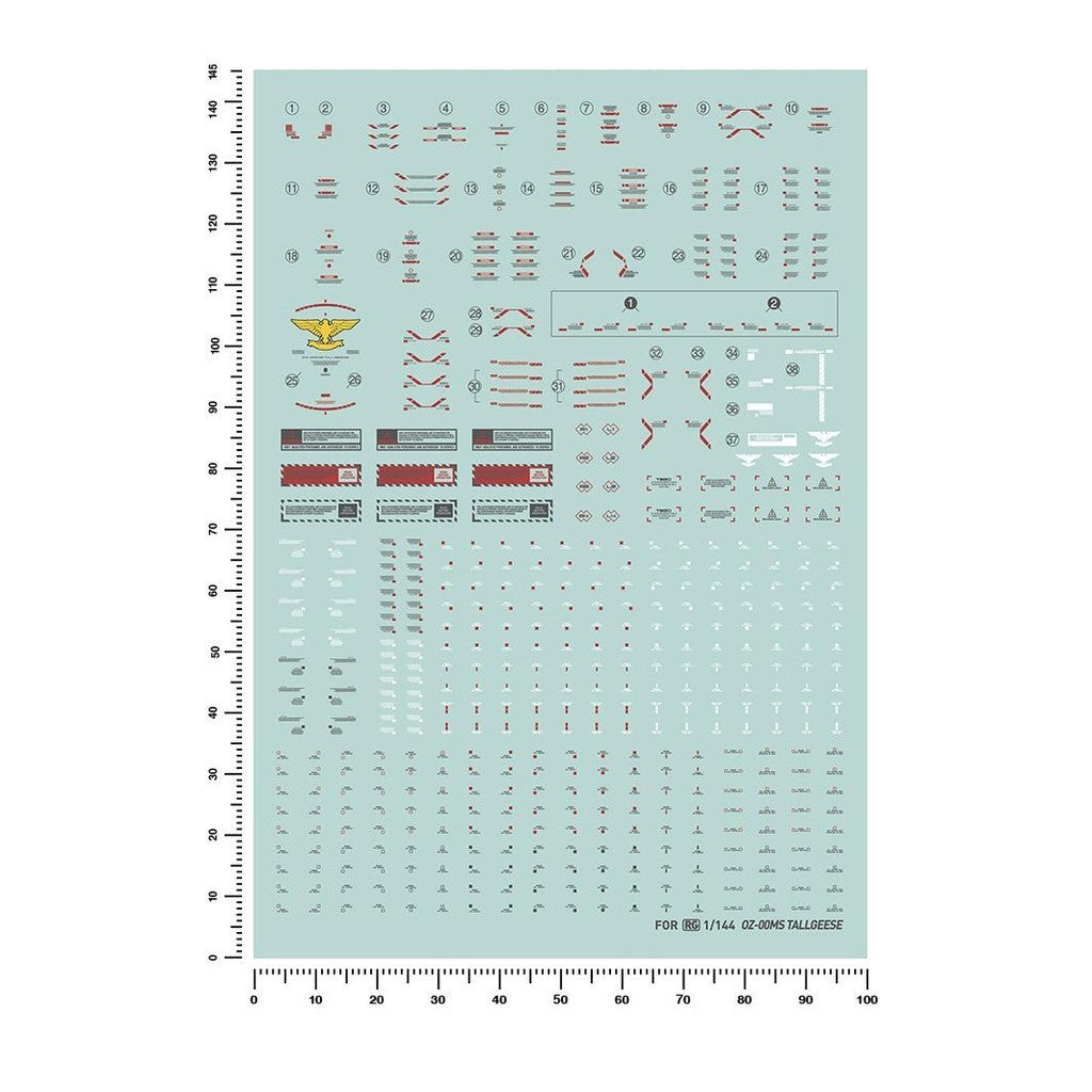 20250722 Artisan's Club RG 1/144 Tallgeese Water Slide Decal