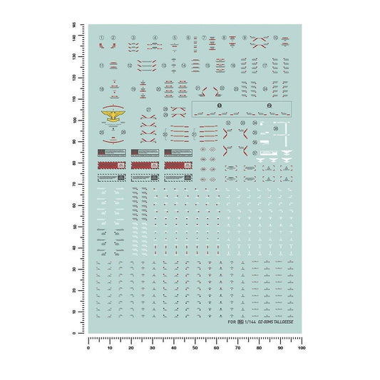 20250722 Artisan's Club RG 1/144 Tallgeese Water Slide Decal