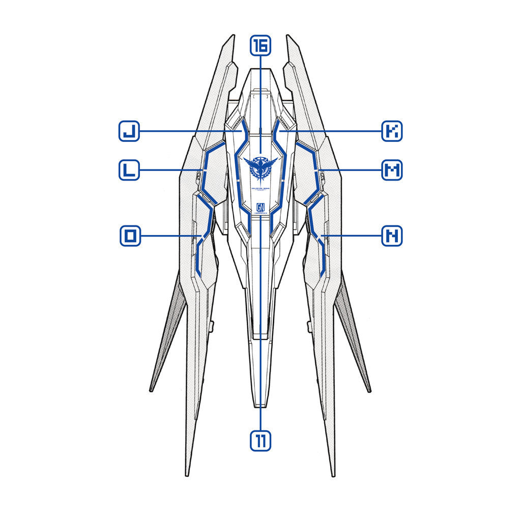Transamsphere TRS MG 1/100 GNT-000 00Q Full Saber GN4 Water Slide Decal TRSMG004