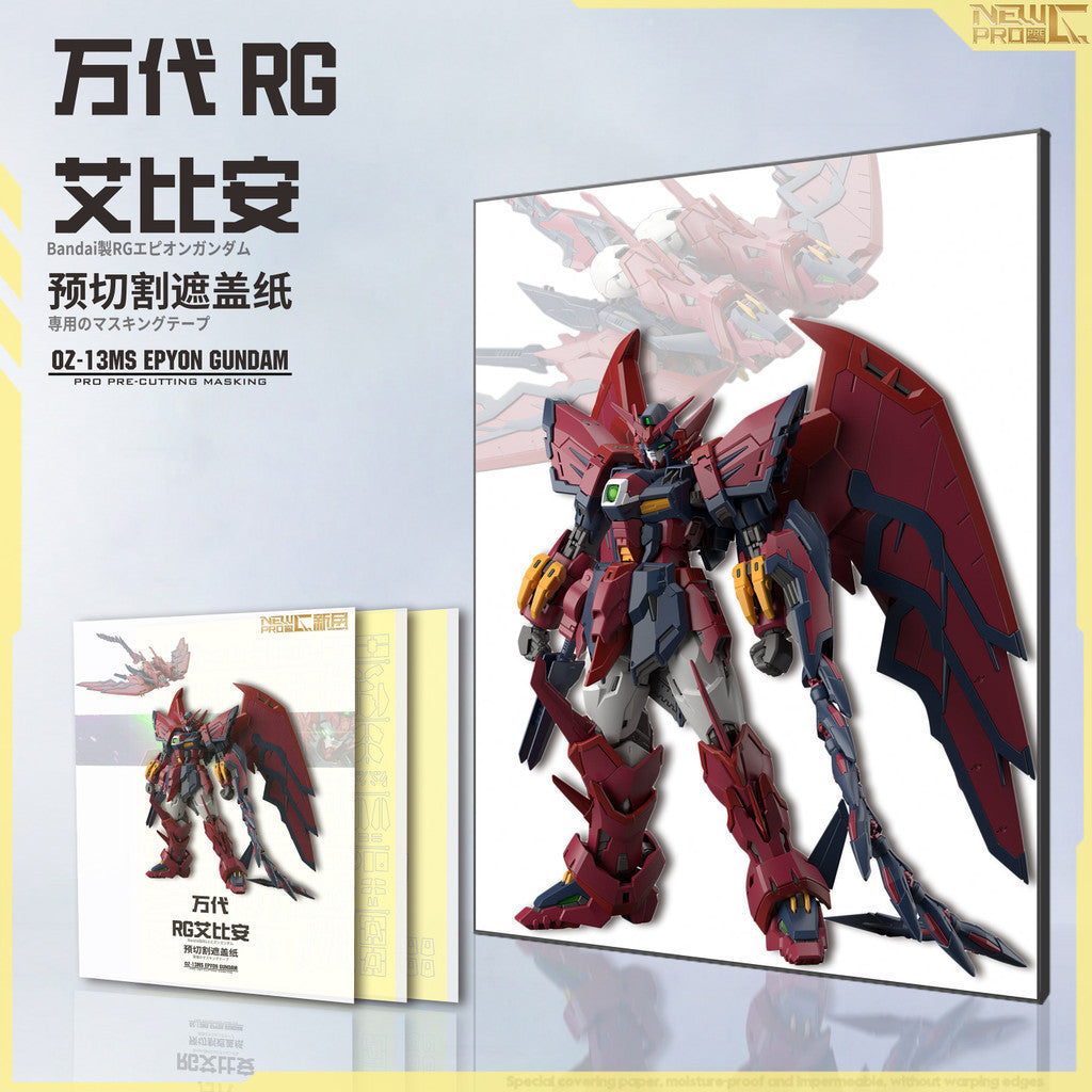 NewC Pre-cut masking tape RG Epyon (No kits, no GK parts)