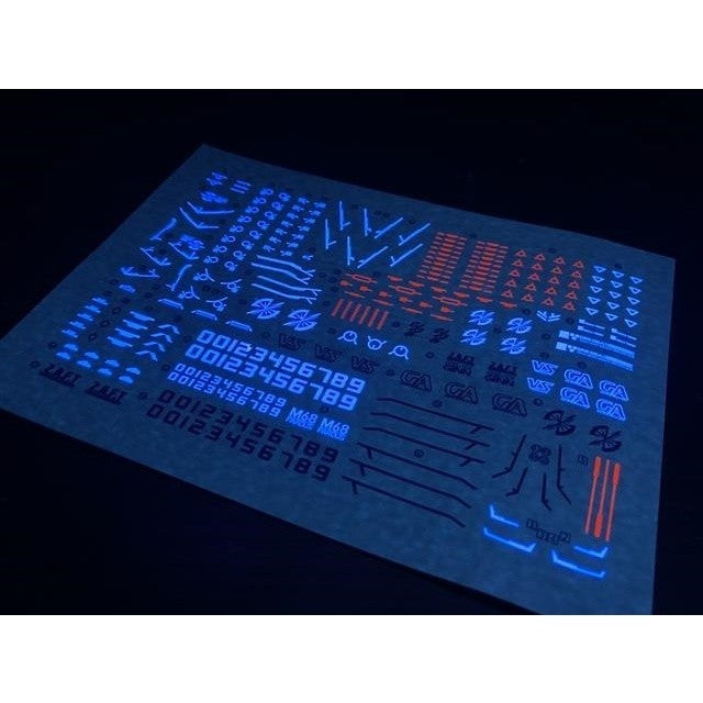 20250722 XUEYAN XY / SNOW FLAME MG GINN   Fluorescences Water slide decal