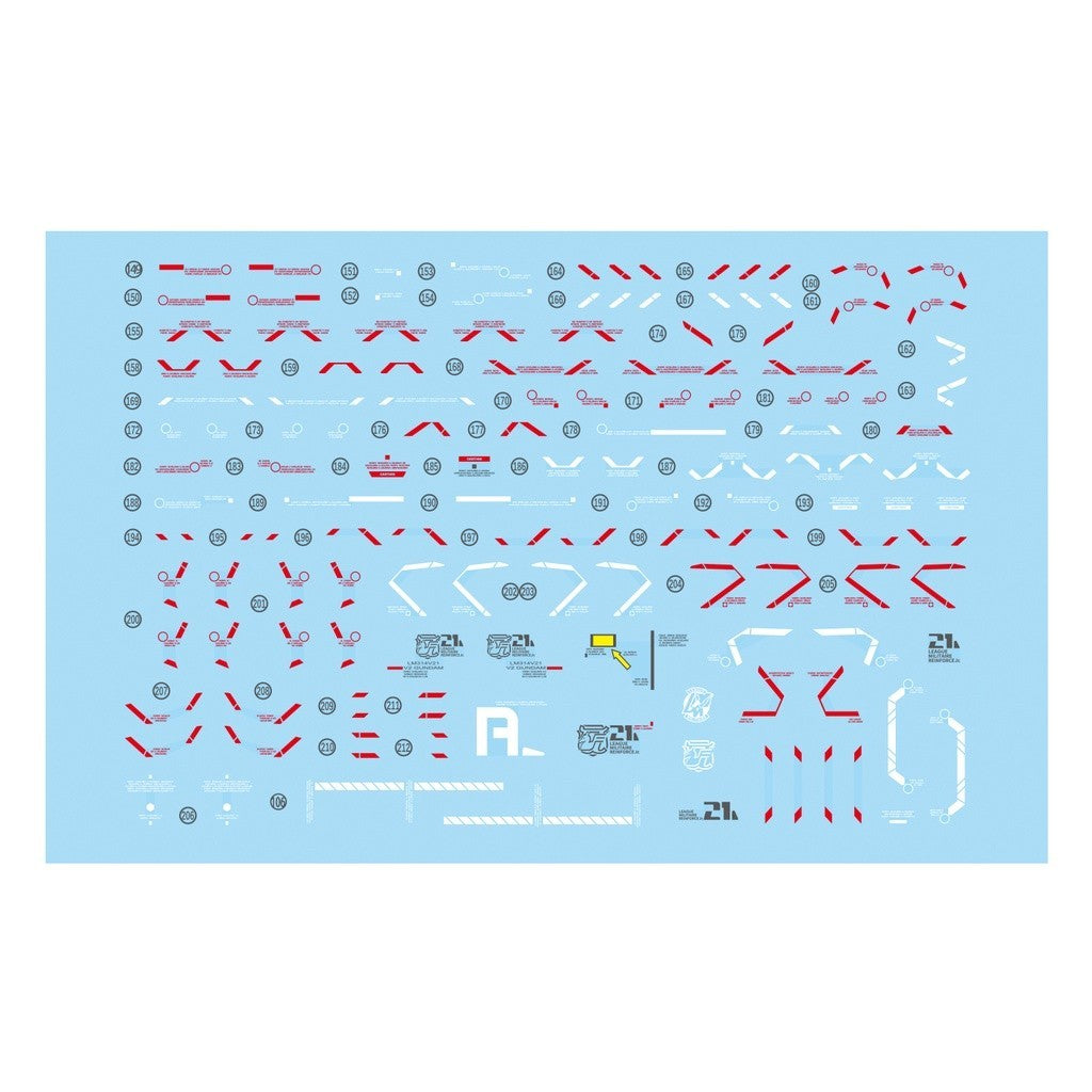 20250722 XUEYAN XY / SNOW FLAME MG V2 Assault-Buster V2 AB Ver.KA Fluorescences Water slide decal