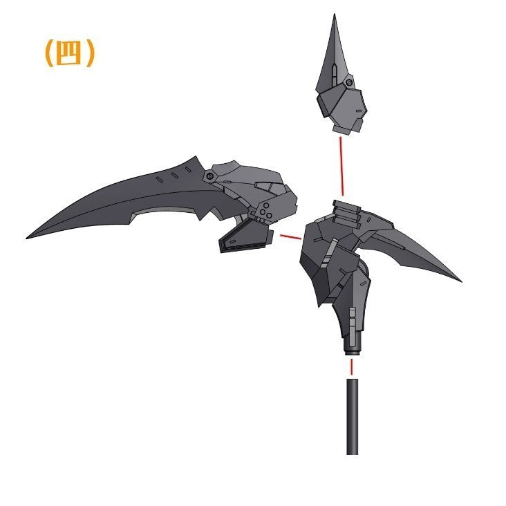 Phoenix 3D print A-17 Sickle Demon Scythe 1/144 General Use detail upgrade parts no kits