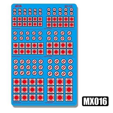 MOSHI M.S. MX013-016  Model Detail Modification Metal Etching