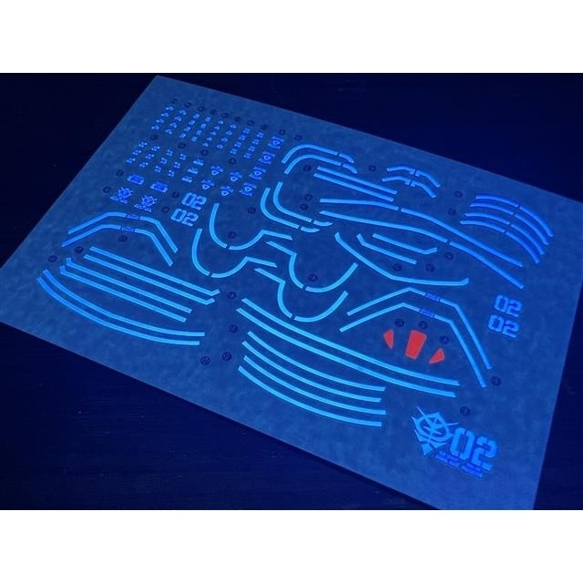 20250722 XUEYAN XY / SNOW FLAME HG 05 GTO DOM ZAKU TEST TYPE  Fluorescence Water slide decal