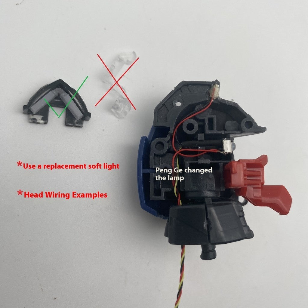 CALILY 1/60 PG MK2 MK 2 LED set eye and chest