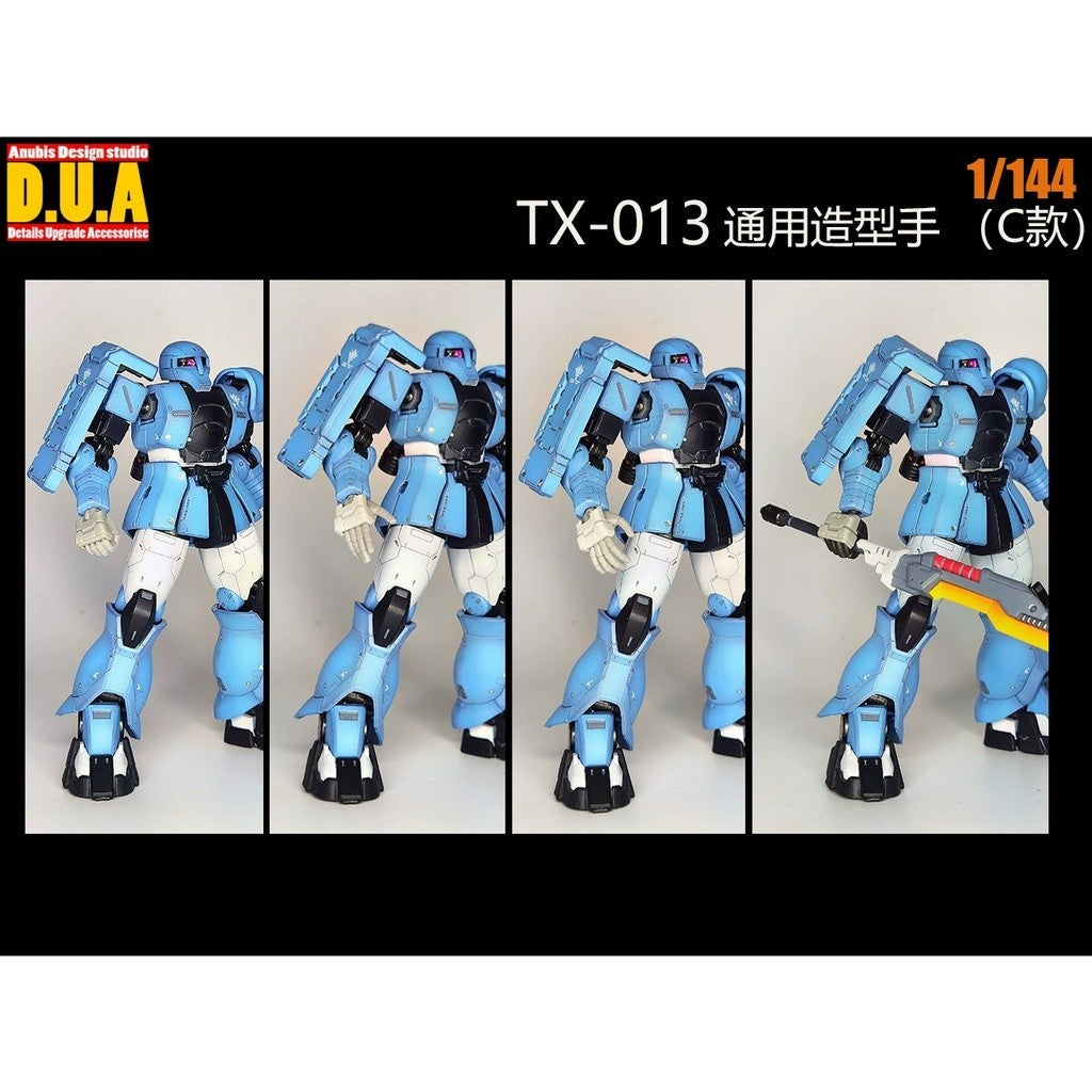 ANUBIS 3D print detail upgrade parts TX013 general use hands for 1/144 zaku in the kits