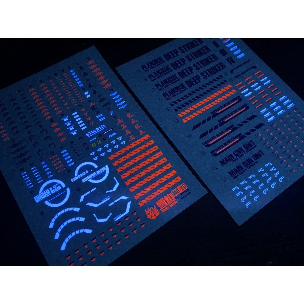 20250722 XUEYAN XY / SNOW FLAME MG 1/100 Deep Strike Striker Water slide decal